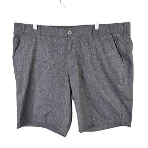 Mens Swiss Tech Gray Golf Shorts Quick Dry 100% Polyester 10" Inseam Size 44